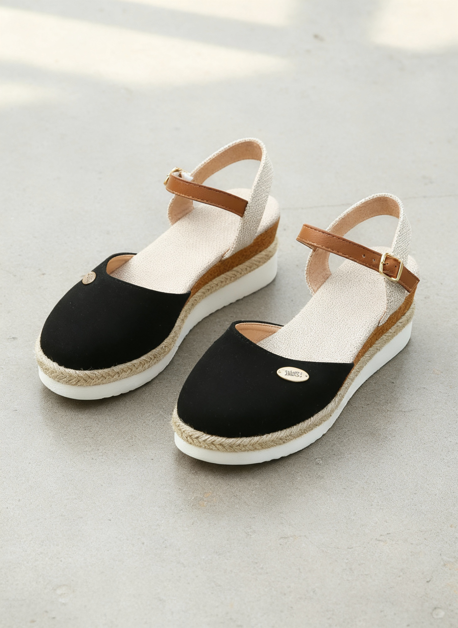 Closed-Toe Slingback Espadrille Sandals for Women