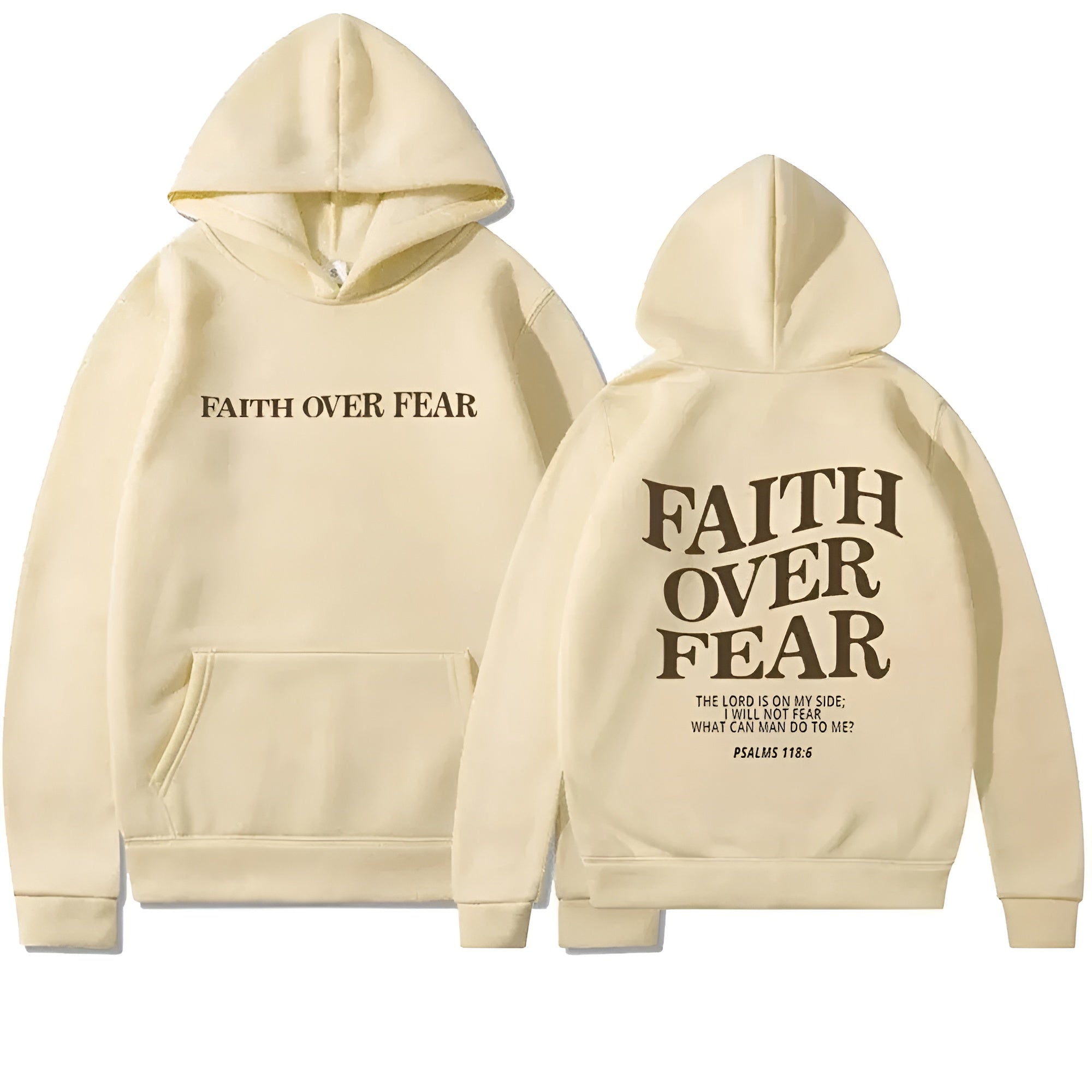 Women’s Hoodie with Front Text Print