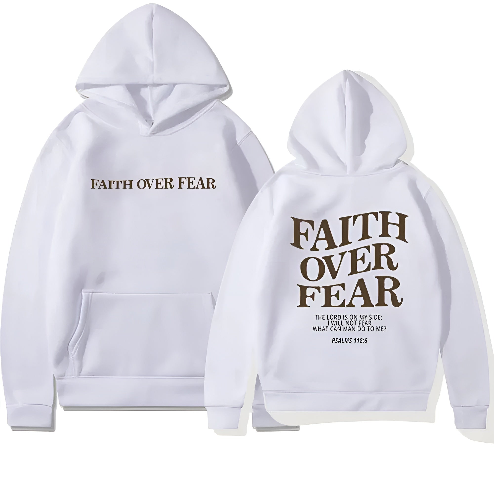 Women’s Hoodie with Front Text Print