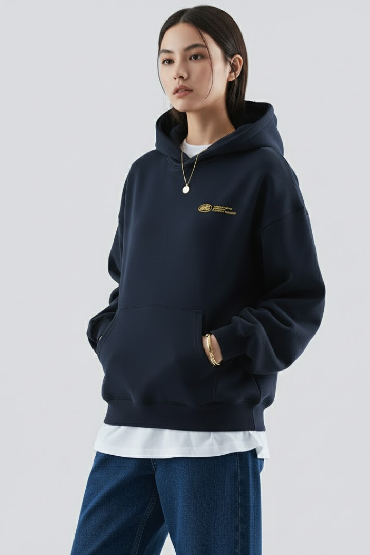 Women’s Hoodie with Front Print and Pullover Design