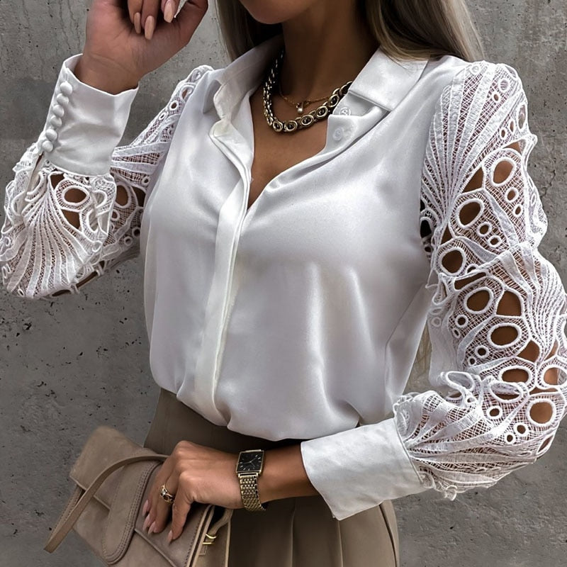 Lace Detail Blouse for Women