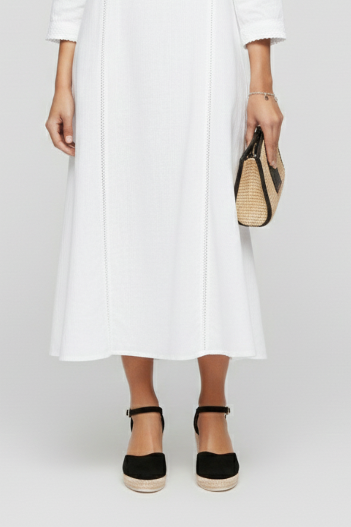 Women’s Closed-Toe Wedge Shoes with Ankle Strap