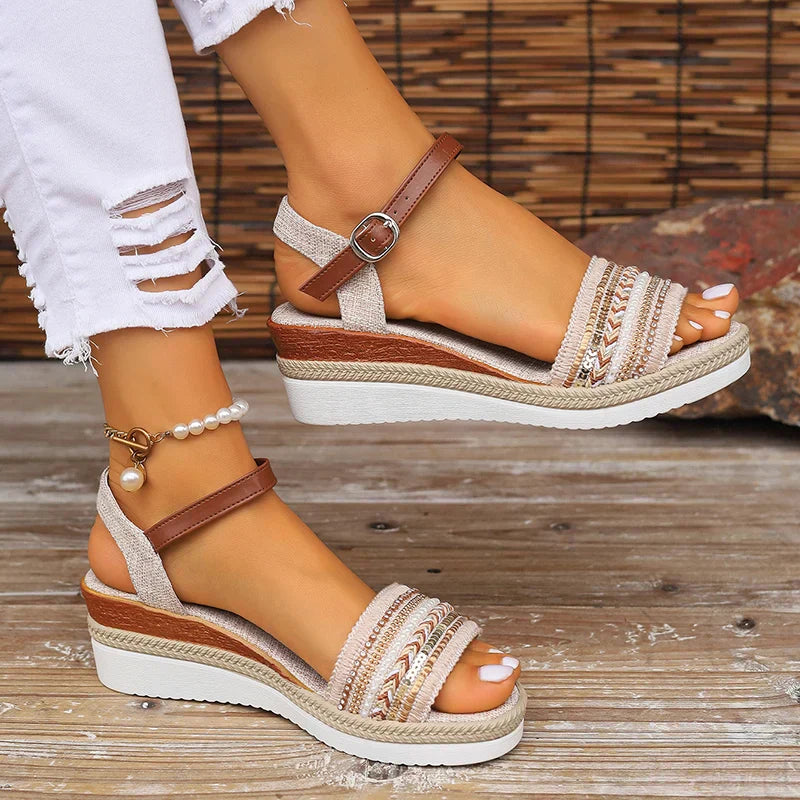Wedge Strap Sandals for Women