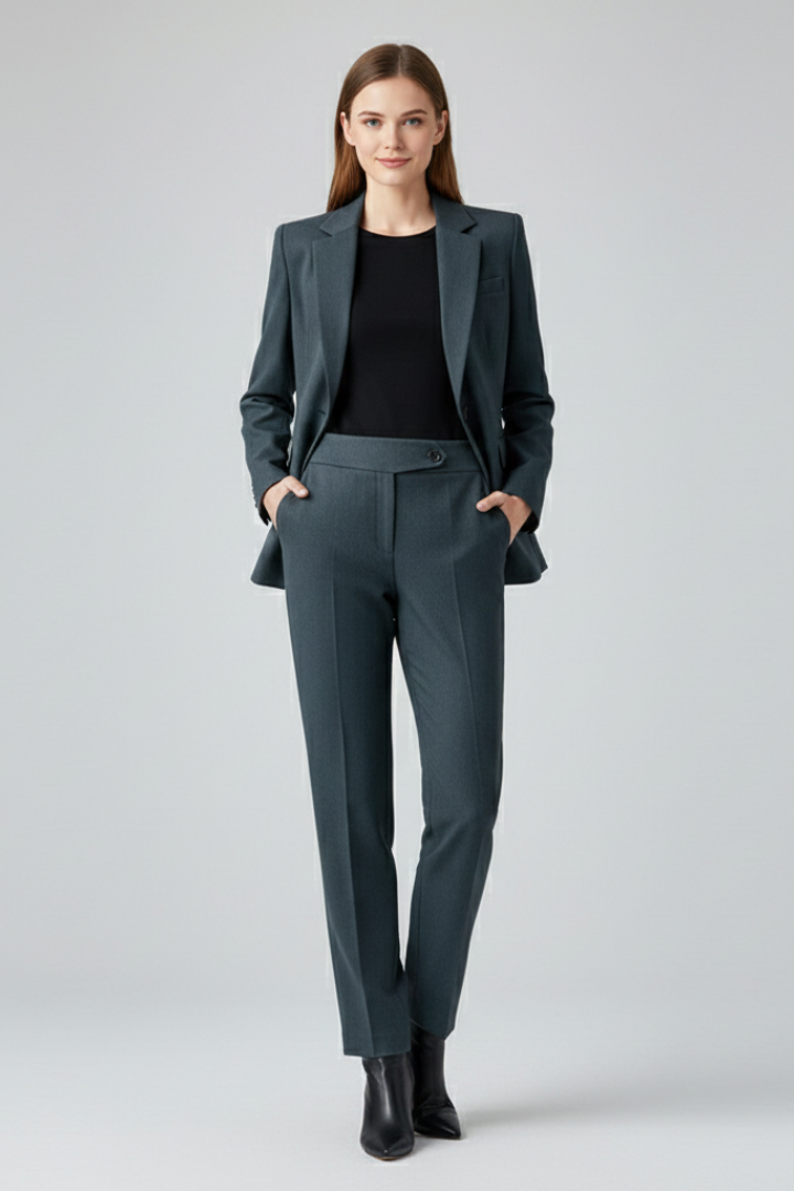 Women’s Blazer Suit with Jacket and Trousers