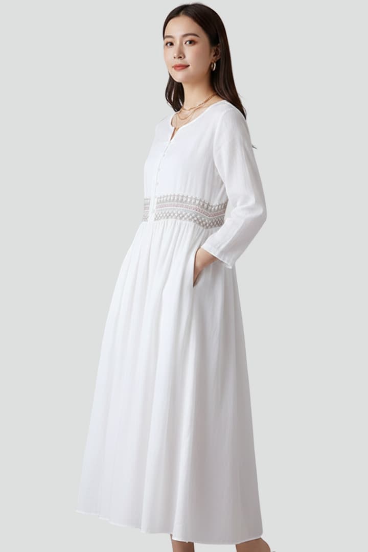 Women’s Boho Dress with Relaxed Fit