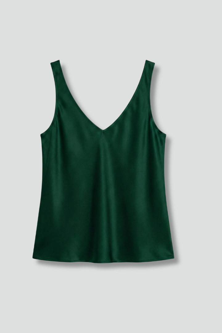 Women’s Tank Top with V-Neck and Sleeveless Design