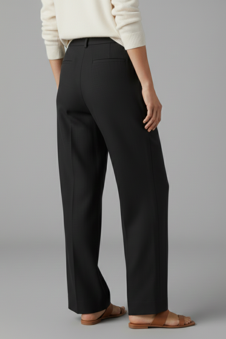 Women’s Trousers with Elastic Waist and Side Pockets