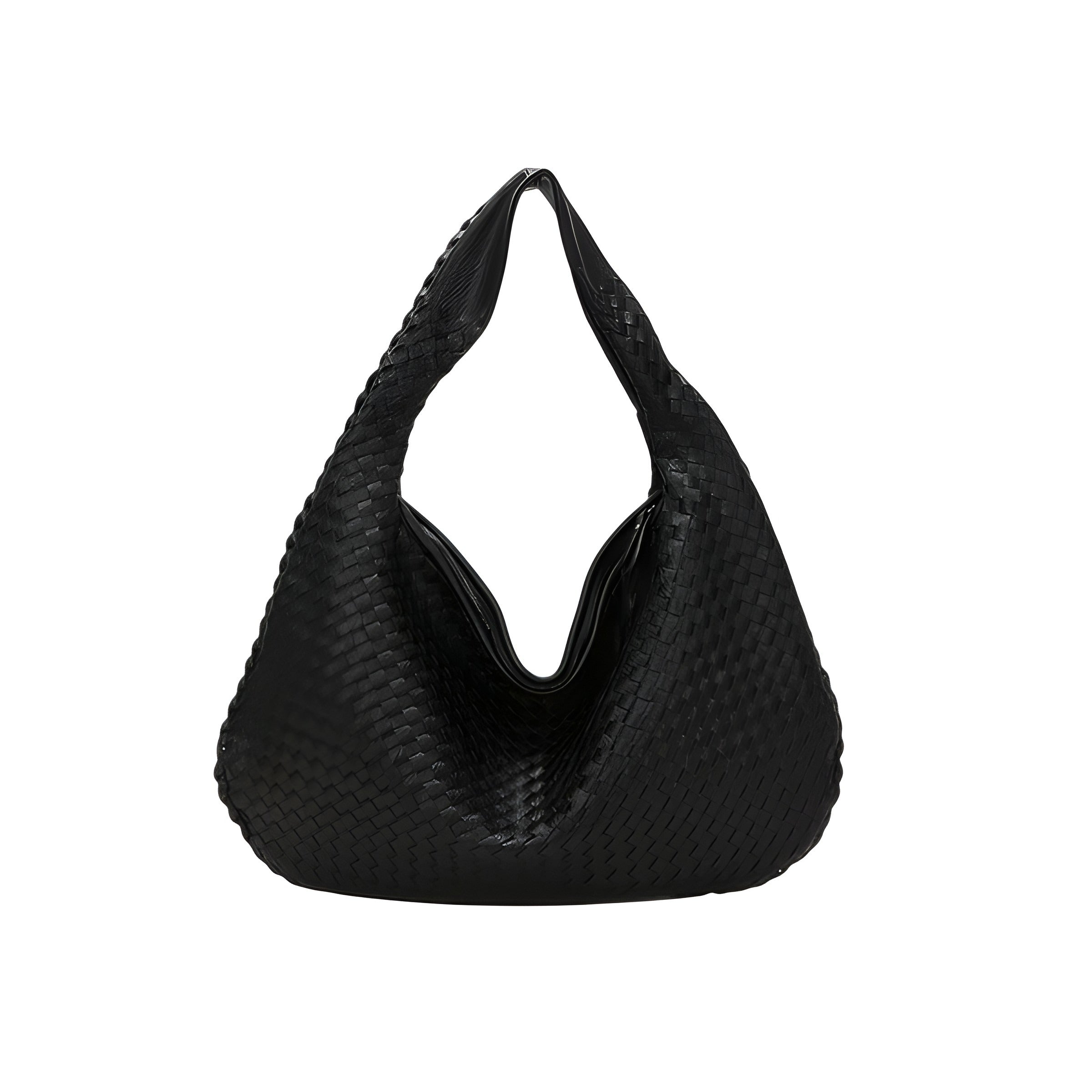Woven Shoulder Bag with Adjustable Strap for Women