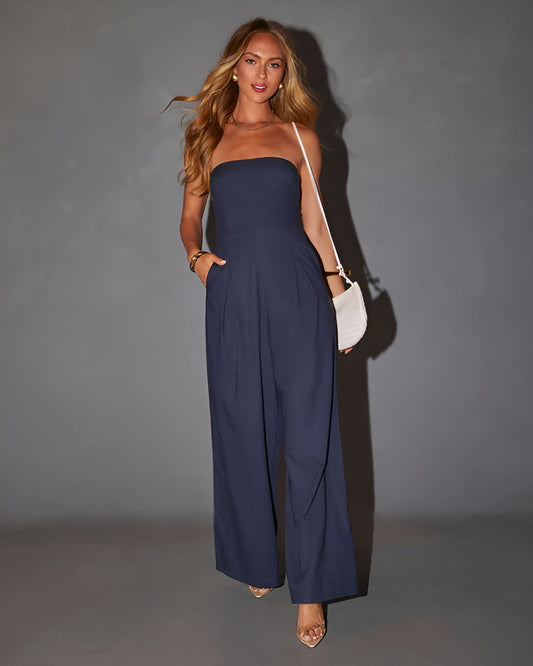 Chic Strapless Jumpsuit