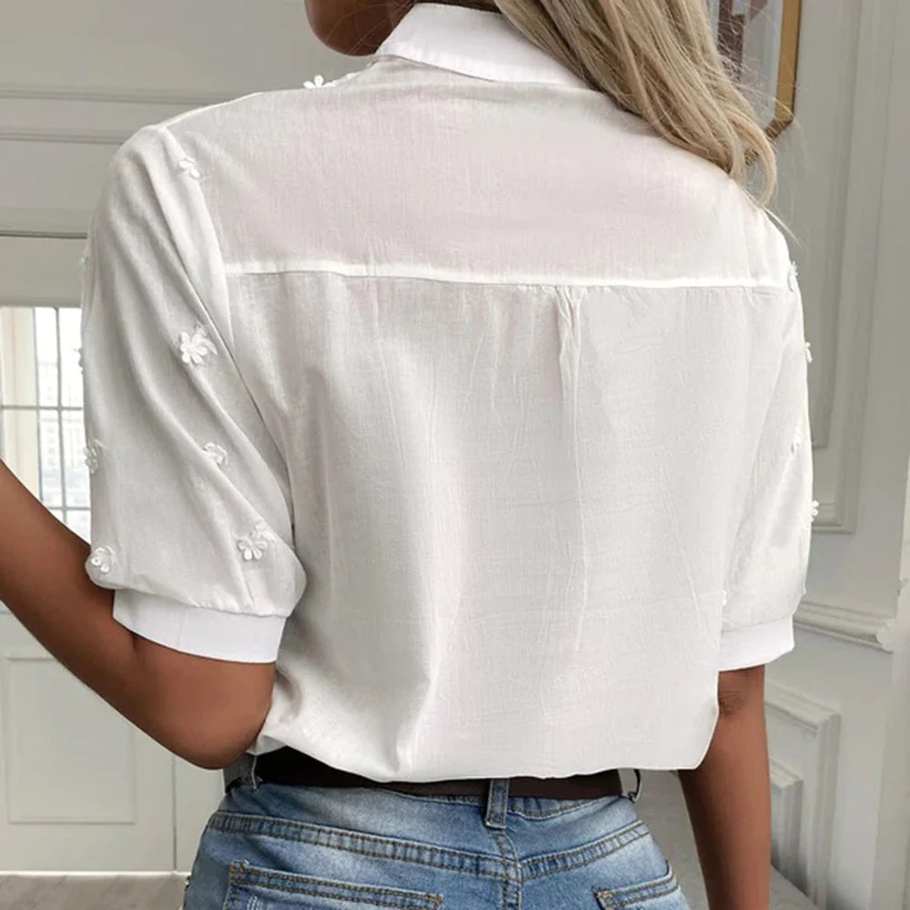 Cotton Lace Blouse for Women