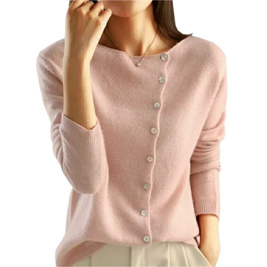Elegant Cardigan With Buttons
