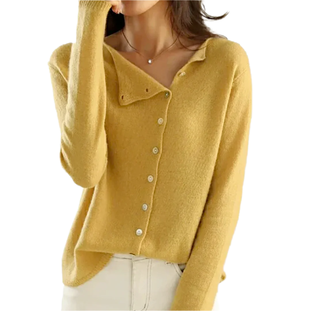 Elegant Cardigan With Buttons