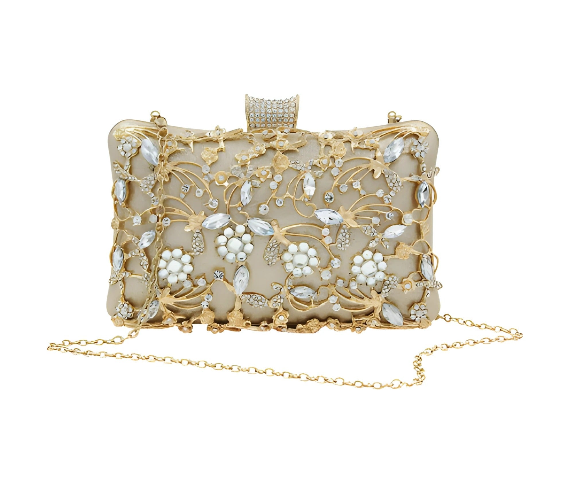 Embroidered Clutch Bag for Women