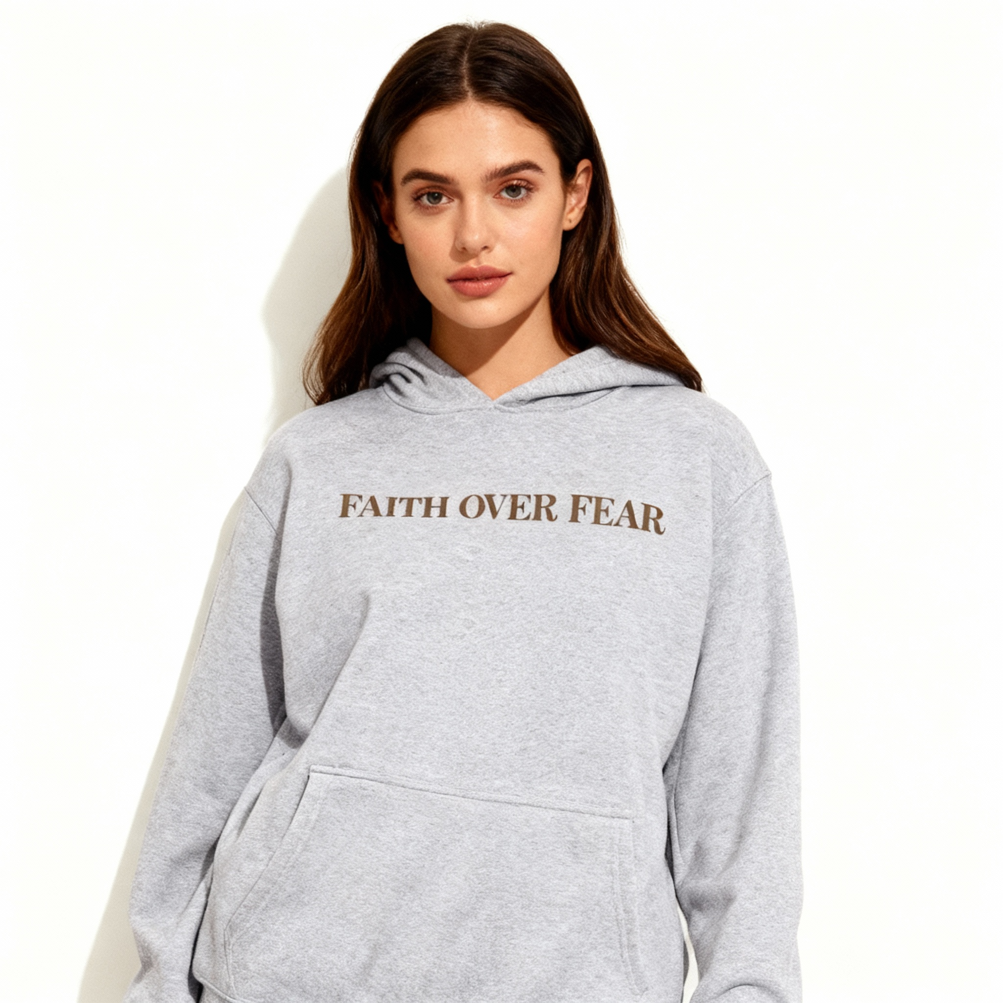 Women’s Hoodie with Front Text Print