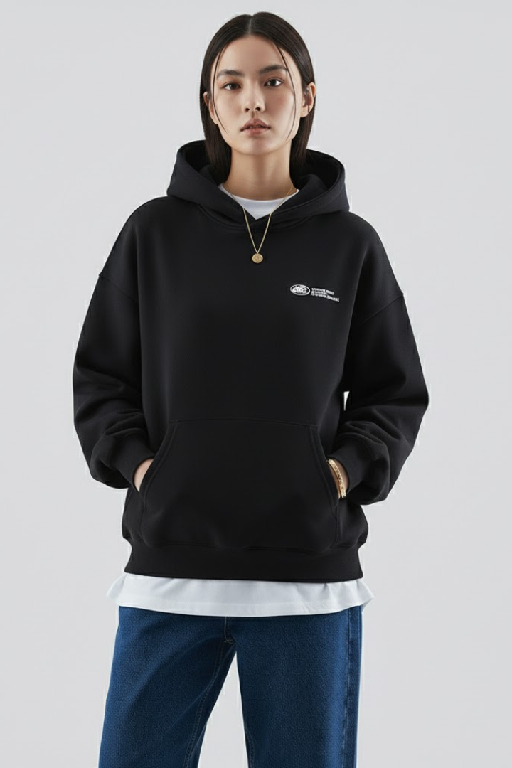 Women’s Hoodie with Front Print and Pullover Design