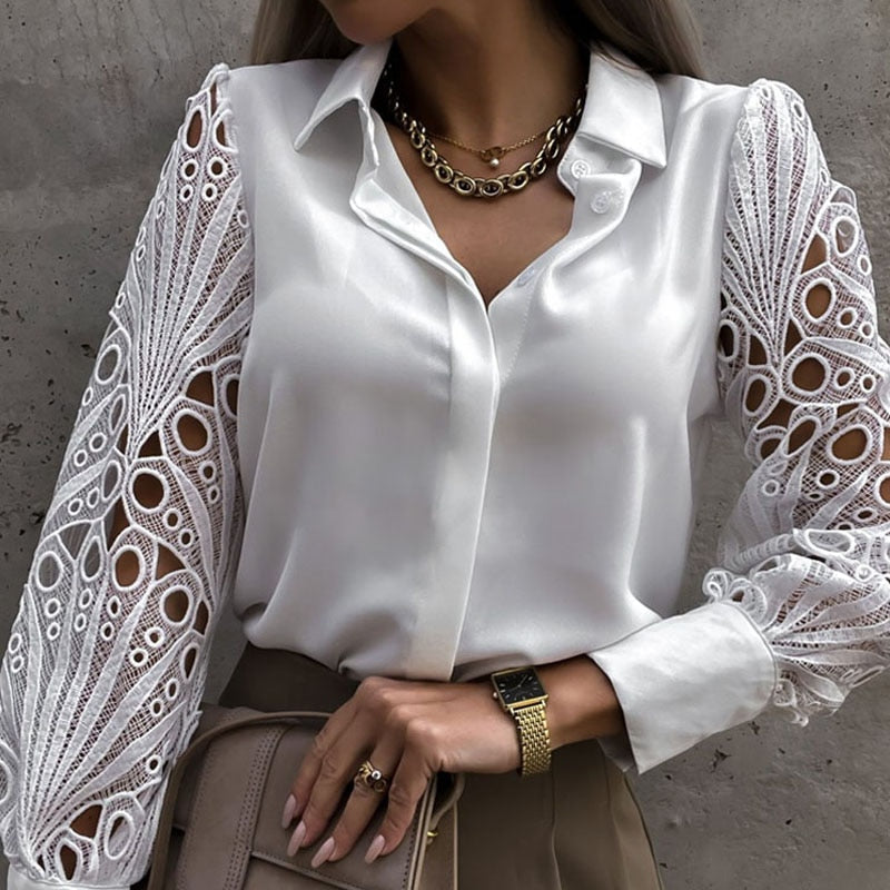 Lace Detail Blouse for Women