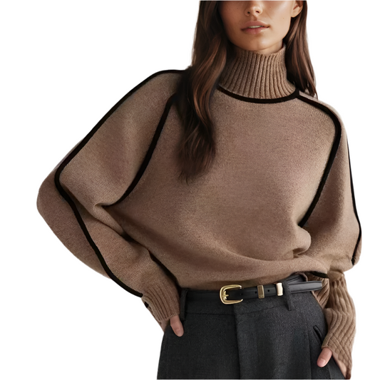 Ladies Chic Turtleneck Sweater