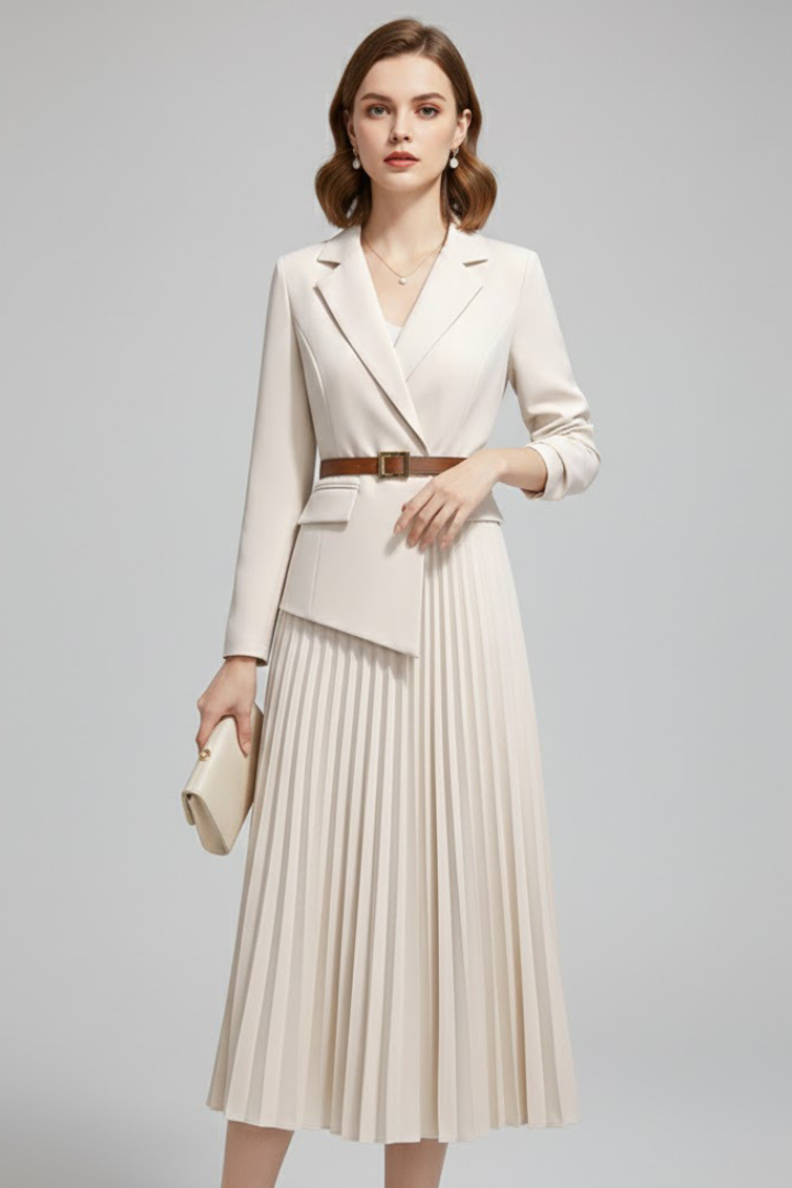 Women’s Blazer Dress with Belt
