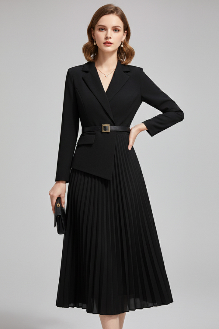 Women’s Blazer Dress with Belt