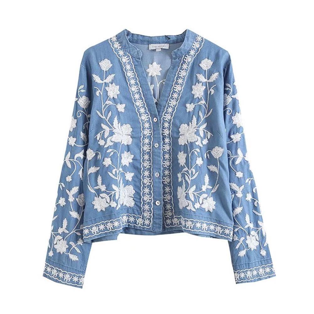 Relaxed Denim Shirt for Women