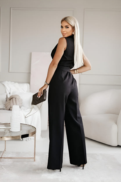Sleeveless Wide-Leg Jumpsuit for Women