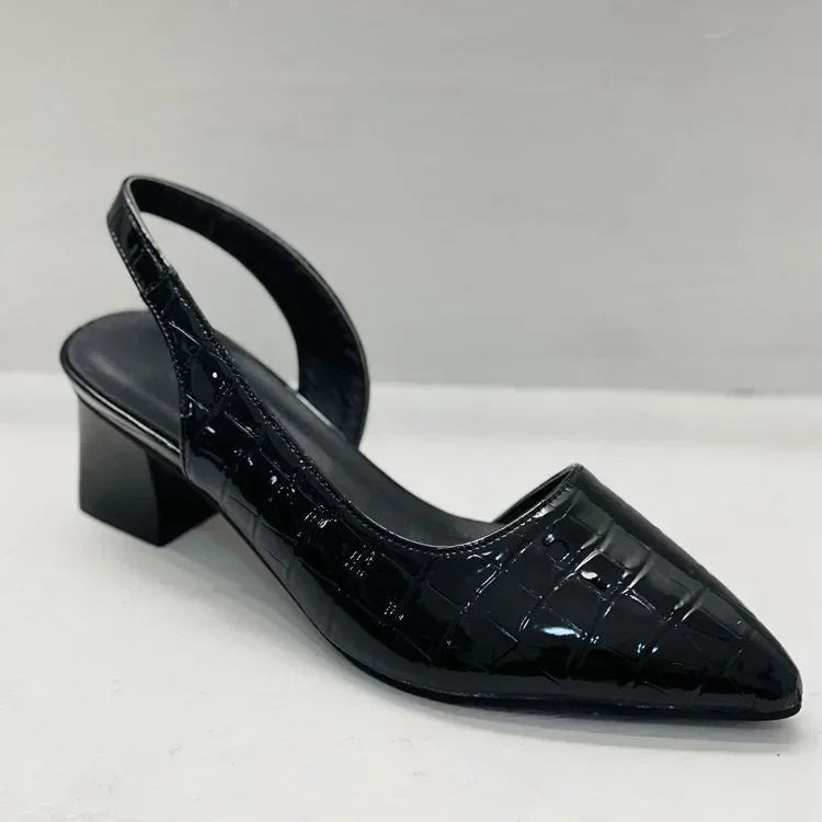 Pernille Slingback Pumps with Pointed Toe and Adjustable Strap For Women