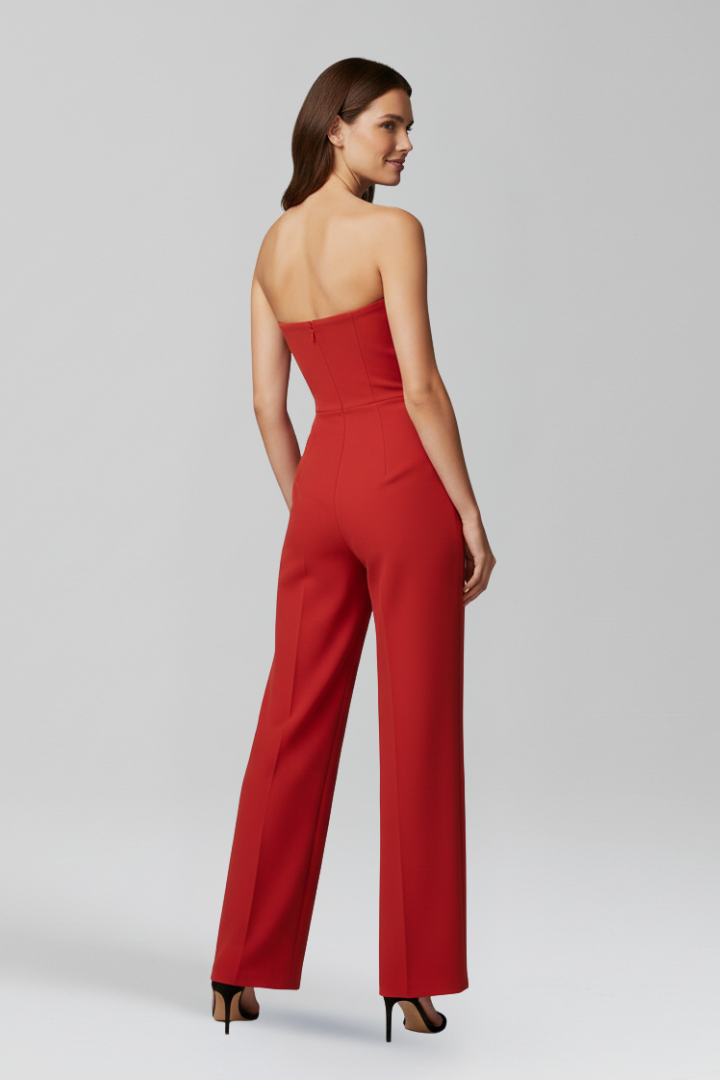 Women’s Jumpsuit with Halter Neck and Wide Legs