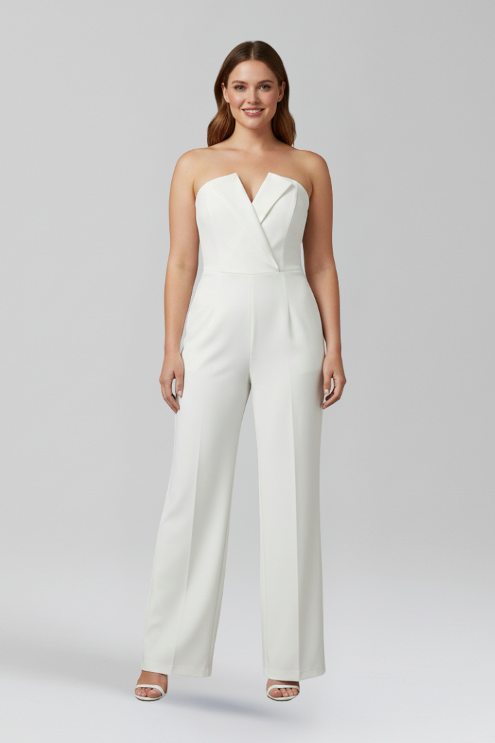 Women’s Jumpsuit with Halter Neck and Wide Legs