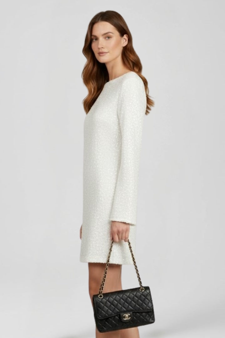 Women’s Shimmer Dress with Long Sleeves