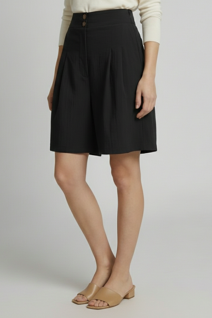 Women’s Skirt with High Waist and Flared Hem
