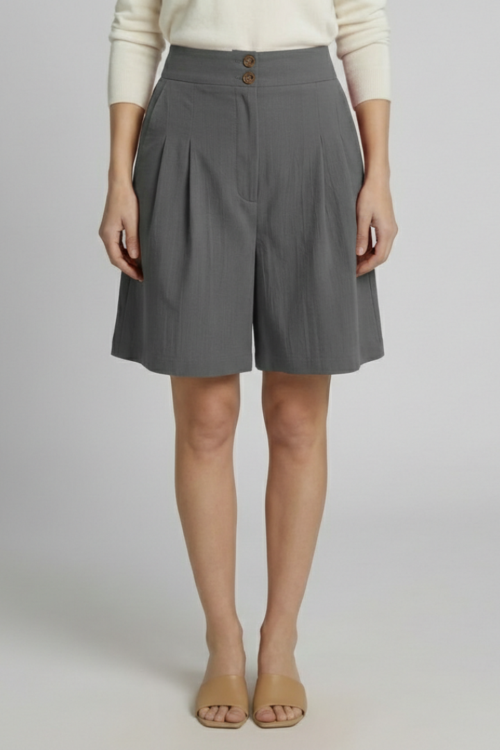 Women’s Skirt with High Waist and Flared Hem