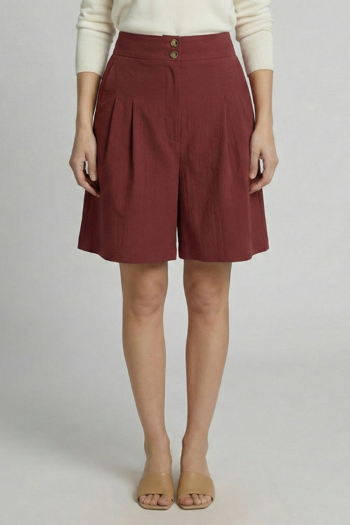 Women’s Skirt with High Waist and Flared Hem