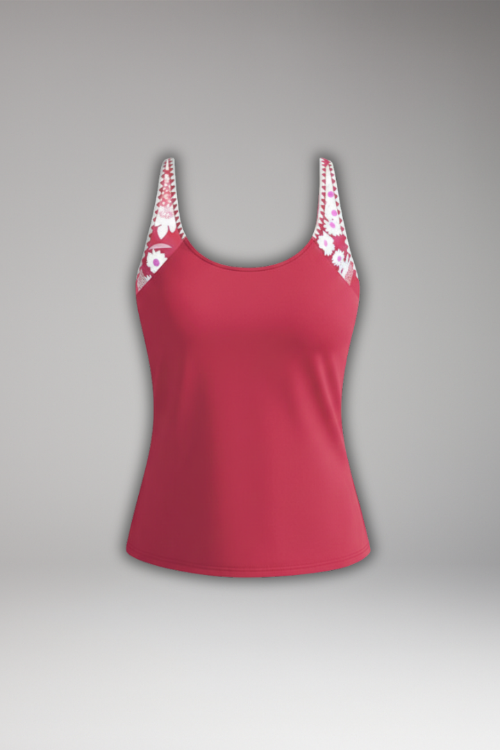 Women’s Tankini Set with Racerback Top and Shorts