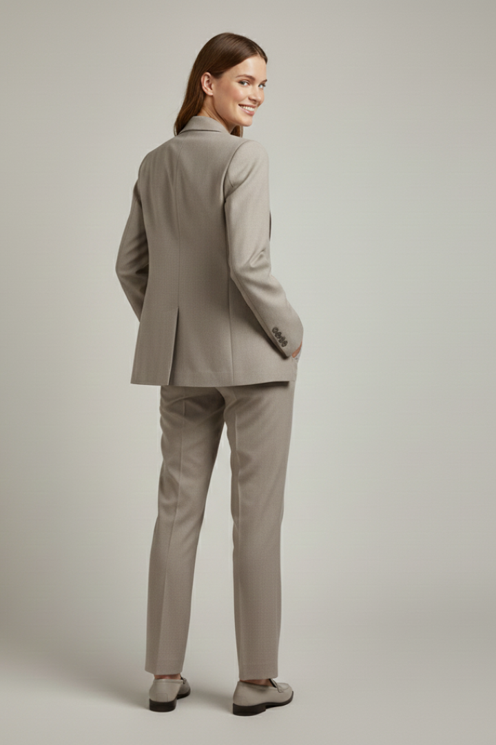 Women’s Three-Piece Set with Blazer and Trousers