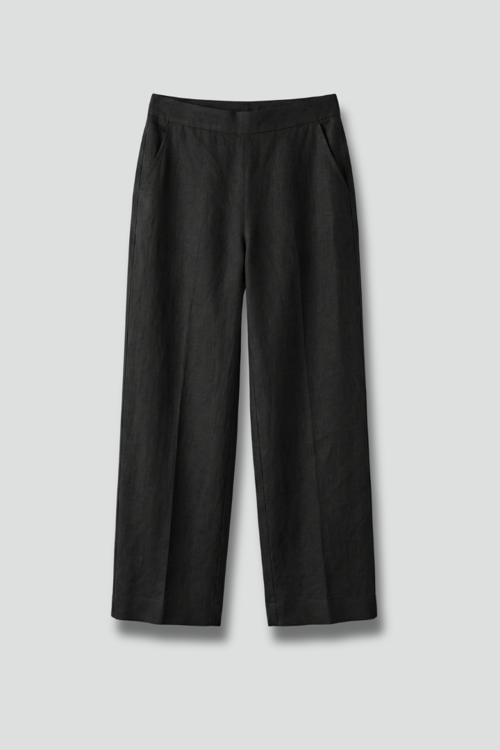 Women’s Trousers with Elastic Waist and Side Pockets